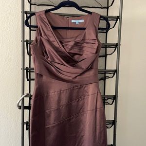 Antonio melani dress lavender color great for holiday events .